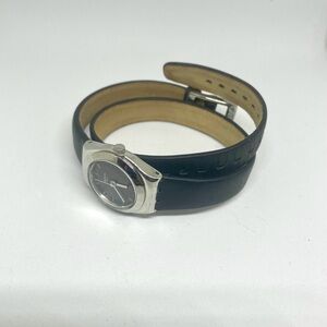 Swatch Black and Silver Women's Watch